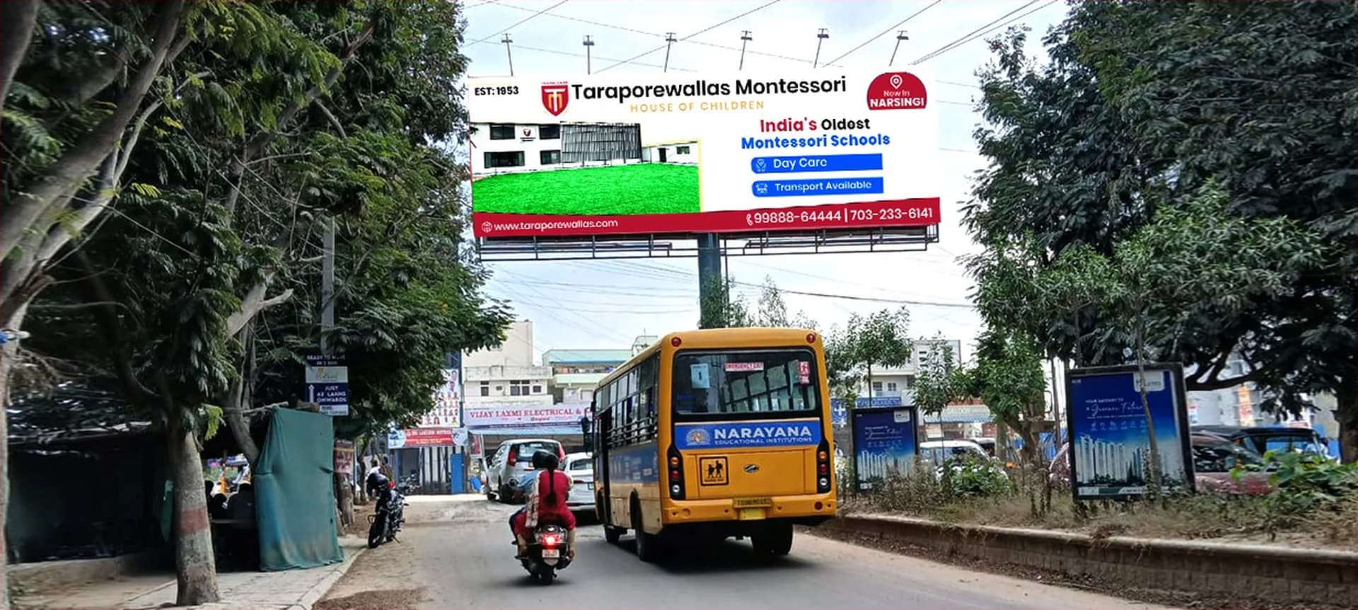 Tellapur Beside Aliens Space Station Apartments, HUDA Kaman Divider End
