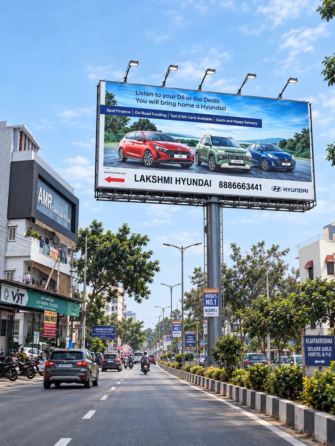 Lakshmi Hyundai Showroom, Sheriguda, Sagar Road, Near Ibrahimpatnam