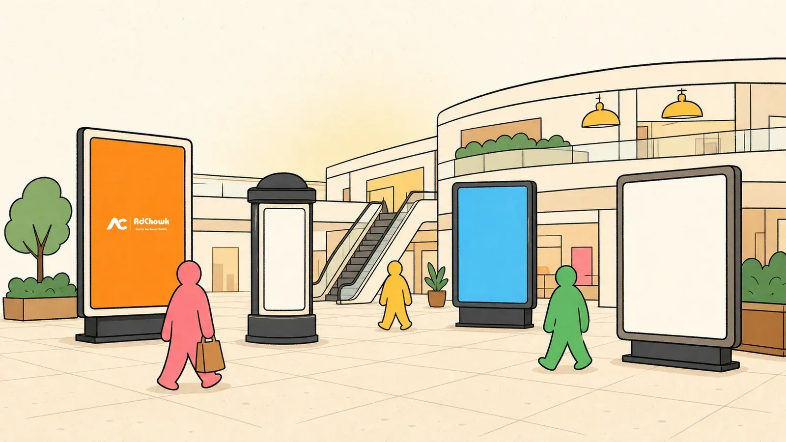Mall Atrium Ads — Mall Advertising