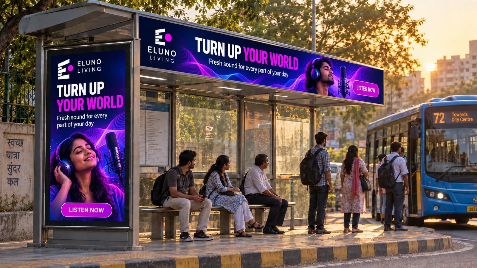 Model Bus Shelter — Gachibowli, Hyd Central University, Opp Gate, Towards Gachibowli Stadium — photo 3
